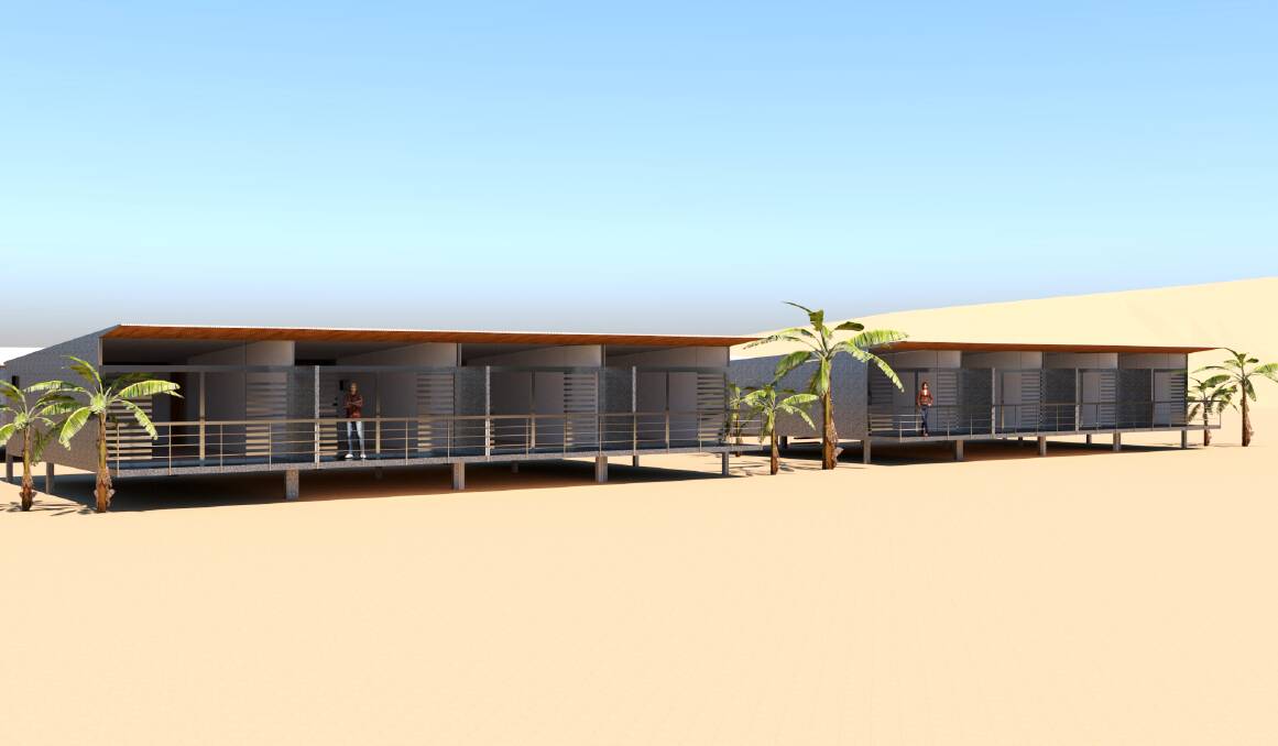 NEW DESIGN: An image of a typical lodge, which shows that the development is light. and ecologically sensitive and contains passive energy quality. Picture: Supplied