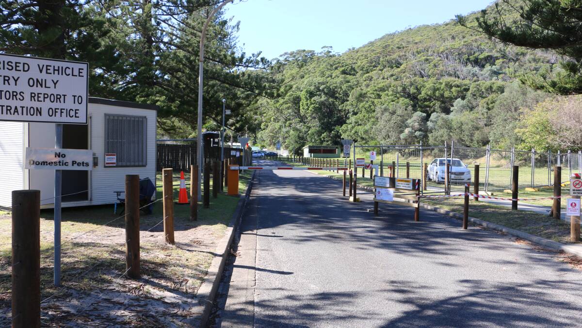 SECURITY: New security measures at Tomaree Lodge include fencing and a demountable to shelter 24-hour security personnel.