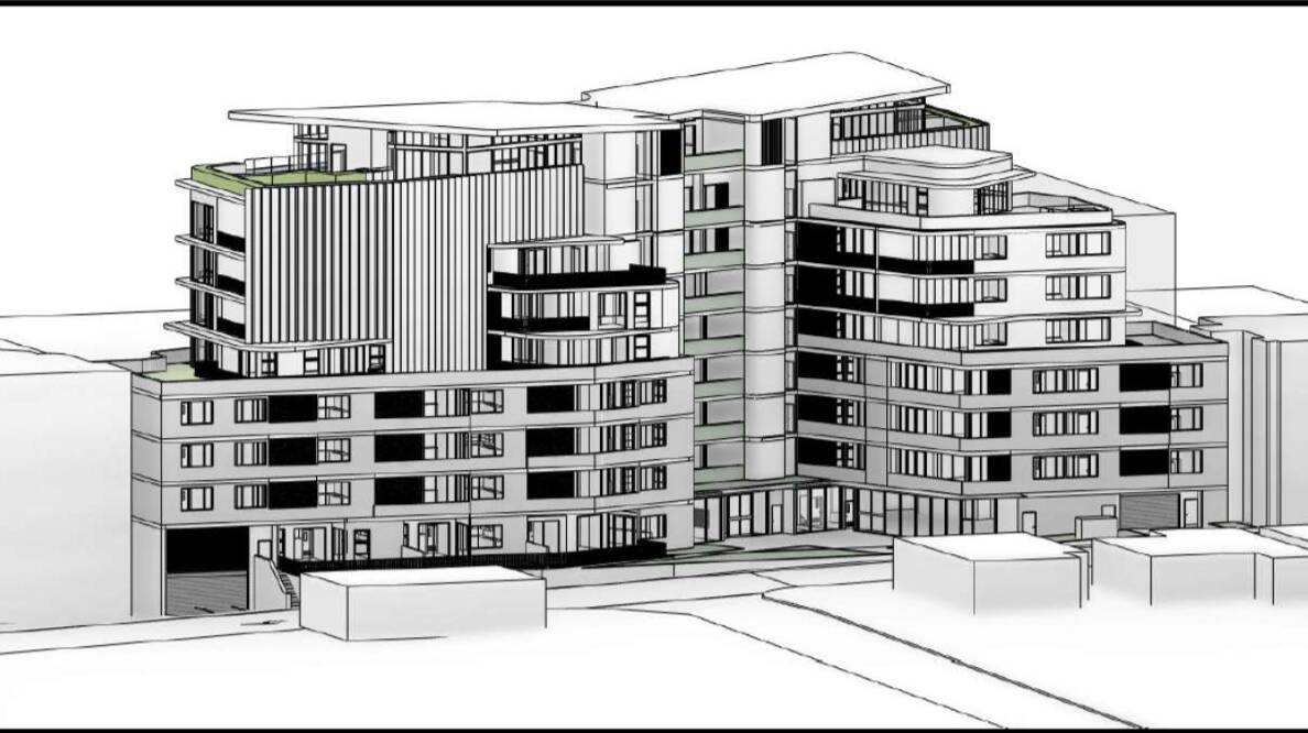 IMAGE: A 3-D image of the proposed Ascent Apartments development. Picture: Supplied