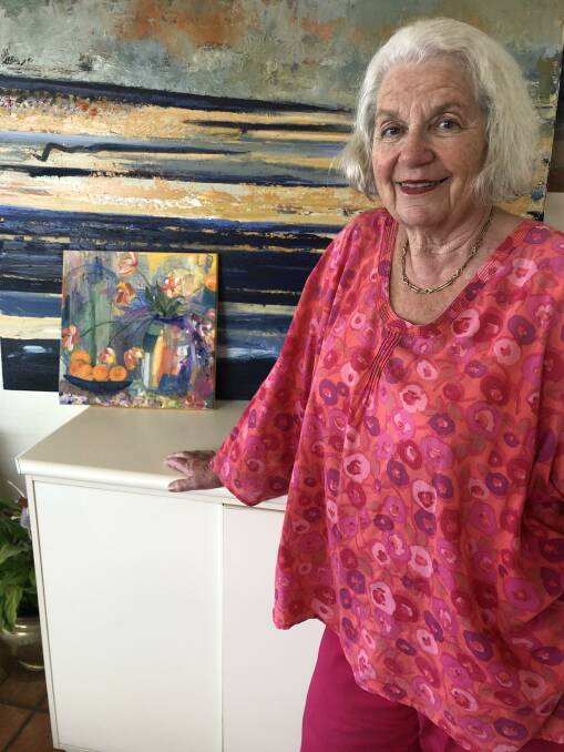 ART N SOUL: COPSY art show event convener Nanette Basser with some of the artwork which will be available during the fundraising event at Soldiers Point.