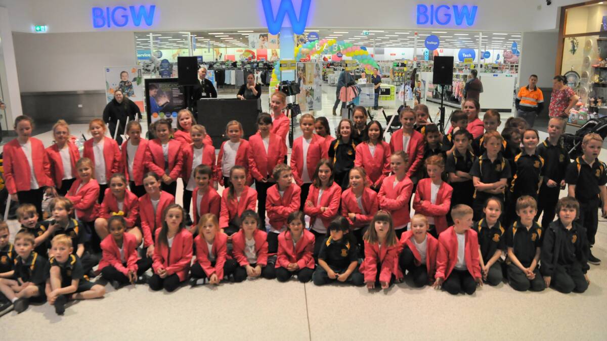 TOP ACT: Salt Ash Public School performed at MarketPlace in Raymond Terrace.