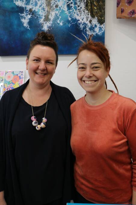 Kim and Claire Burbridge, Nelson Bay designers: "The scariest thing for us was having to shutdown with very little notice."