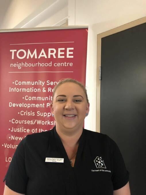 SUPPORT: The Tomaree Neighbourhood Centre manager for the past five years, Georgina Scott.
