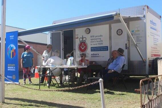 LIFE-SAVER: The men's health rural education van originally expected to visit Salamander Bay shopping centre has now been postponed. Picture: Supplied
