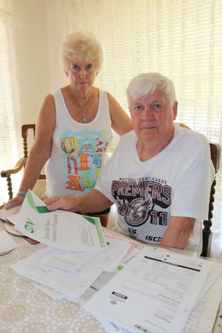 ADVOCATES: Corlette pensioners Jim and Lois Morrison say they have had to tighten their belts due to increasing costs.