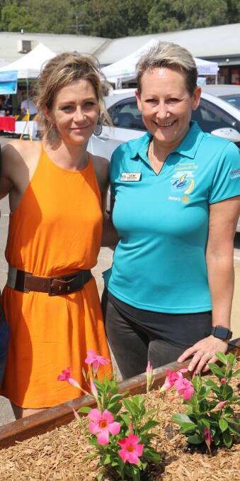 DRIVING FORCE: The driving force behind the Anna Bay 7-Day makeover included Emily Harkness (left) with Business Port Stephens president Leah Anderson.