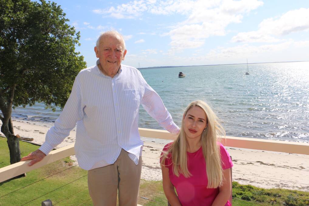 SUPPORT: COPSY board members Geoff Basser and Brooke Vitnell are supporting Port Stephens youth through the free Jupiter counselling program.