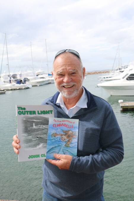 LAUNCH: John Stinker Clarke with his two books to be launched on November 8 and 9.