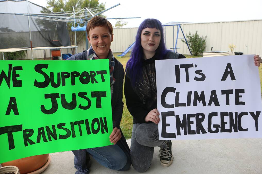 TIME FOR ACTION: Climate Action Port Stephens founders Alisha Onslow (left) and Sarah Ekins will be lobbying Port Stephens Council to adopt an action plan on climate.