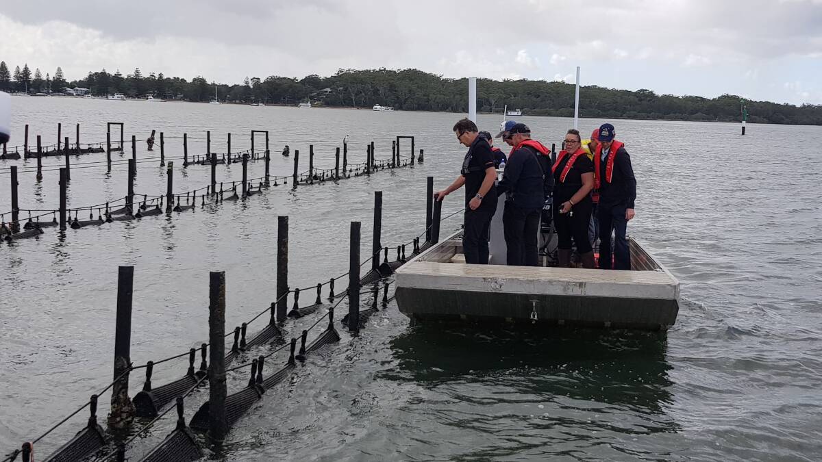 Researchers prepare to head out on a fact-finding mission from the Port Stephens Fisheries facilities in Taylors Beach. Picture: Supplied