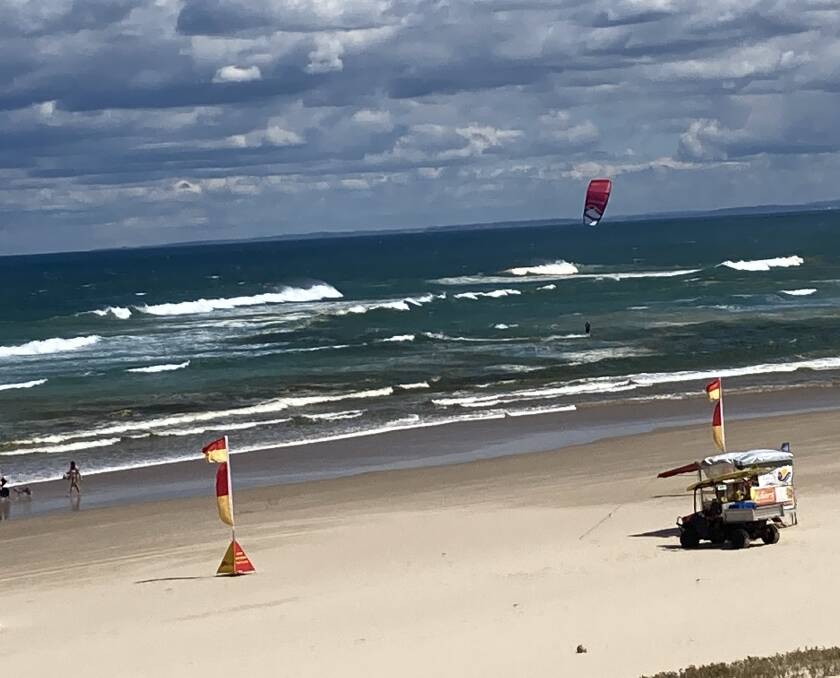 ATTRACTION: The beach at Anna Bay during the lockdown. Locals are being urged to holiday locally and rediscover their own backyard during October.