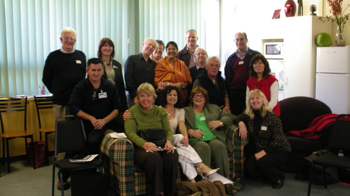 ORIGINALS: The founding members of the Port Stephens Suicide Prevention Network from 2009, with Ken Windeyer (standing, back right). Picture: Supplied