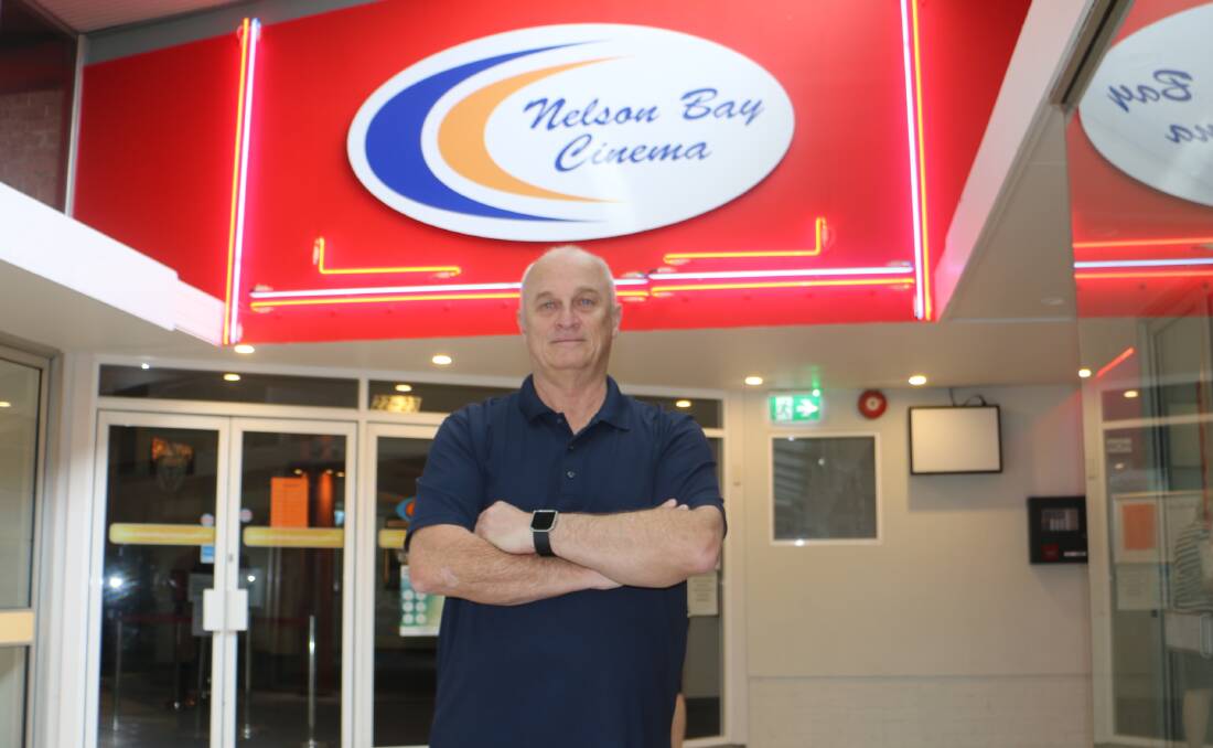 FUNDING: Neil Merrin who operates Nelson Bay Cinemas says the $60,000 grant would help pay wages and rent.