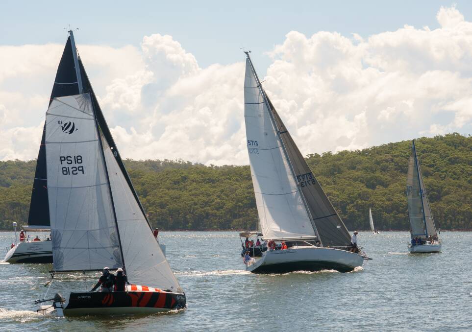 UPWIND: Port Stephens Yacht Club is conducting a training event for experienced sailors on May 7. Picture: Supplied