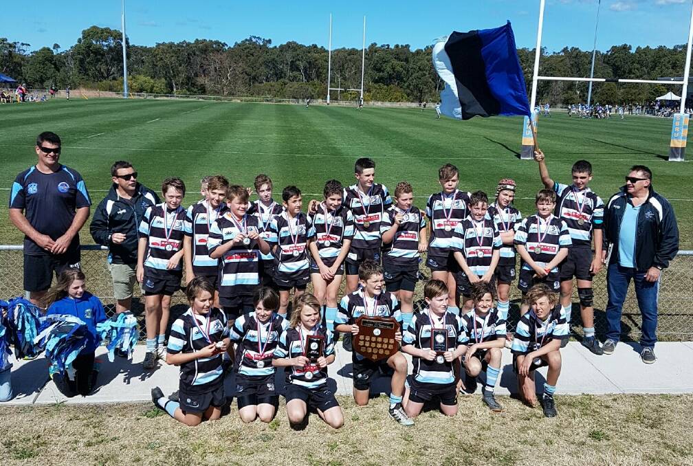 TITLE DEFENCE: The 2018 Nelson Bay Gropers under 12 premiers, who will be defending their undefeated title as under 14s this year, if the grand final goes ahead. Picture: Supplied