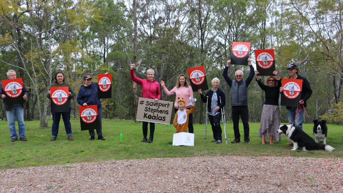 OPPOSED: Residents opposed to the Brandy Hill rock quarry expansion have established the Save Port Stephens Koalas campaign.