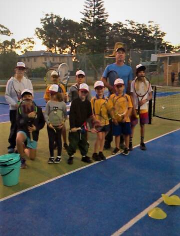 FREE LESSONS: Shoal Bay Tennis club is offering free lessons for junior players. Picture: Supplied