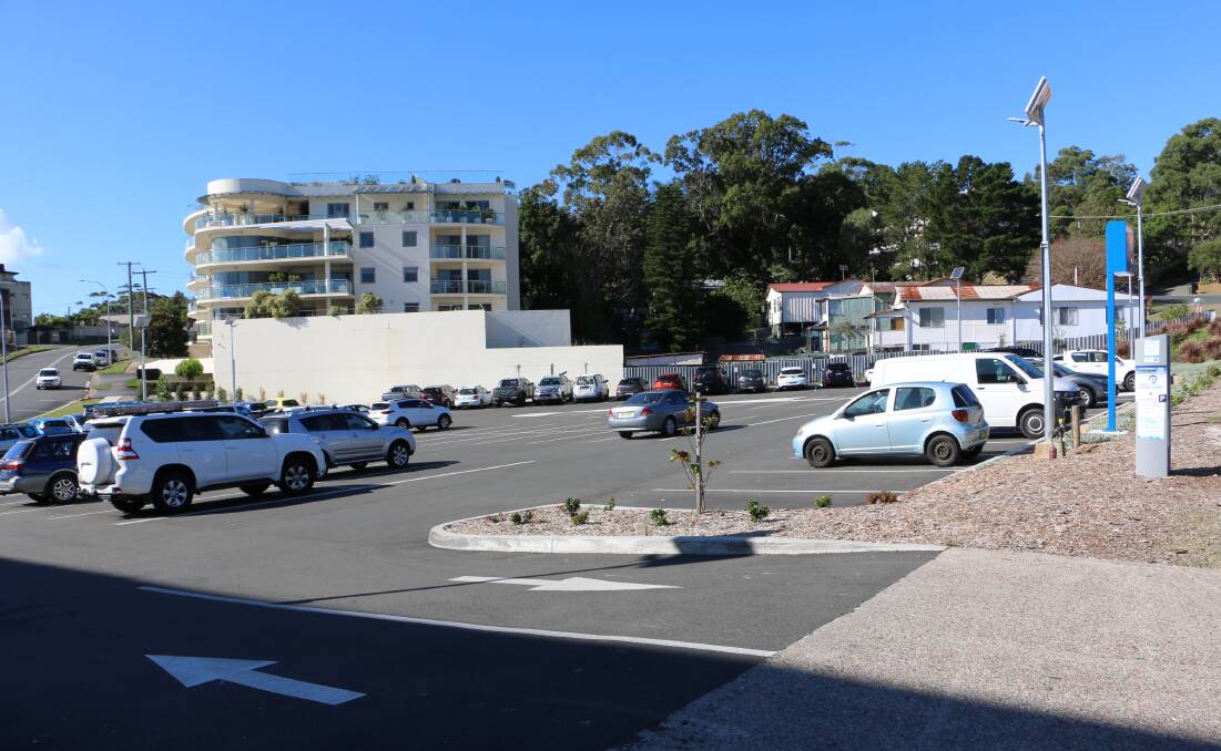 SPACE: The half empty Donald Street east car park in Nelson Bay's town centre on Monday, about lunch time.