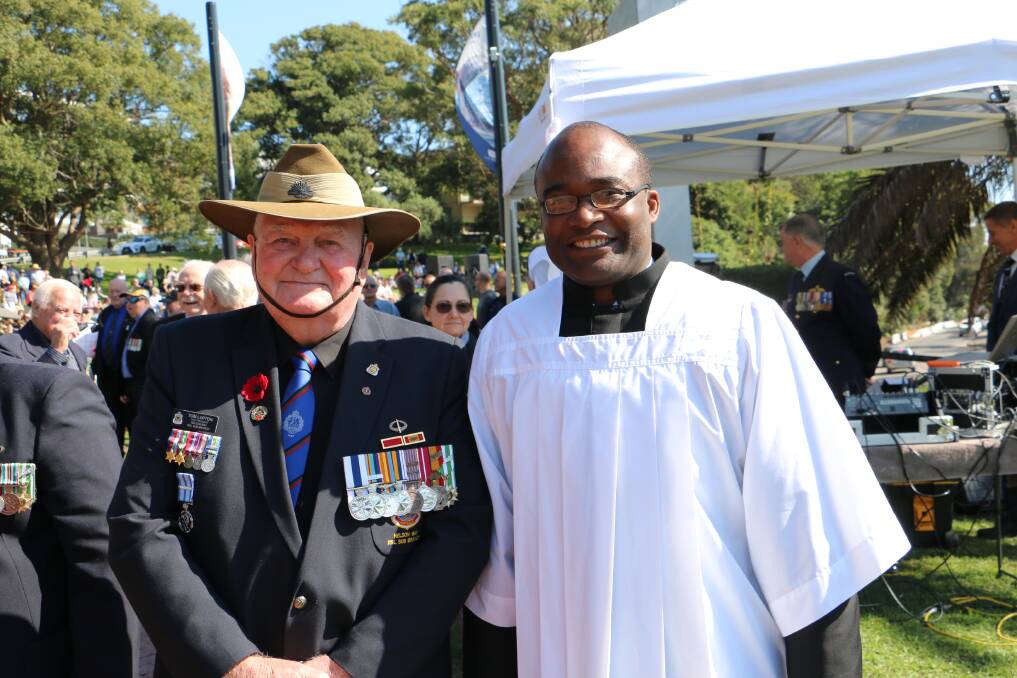 Scenes from the Nelson Bay Anzac Day service on Sunday, April 25. Pictures: Charlie Elias