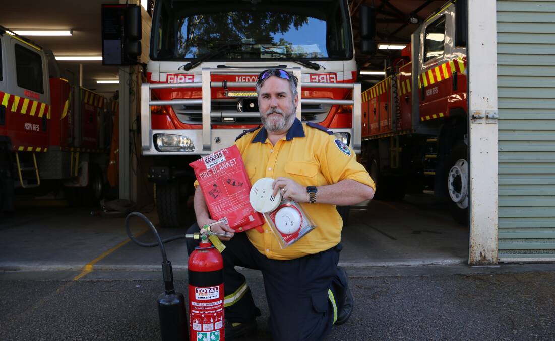 CHECKLIST: Medowie RFS firefighter Gavin Smith says having a winter fire plan for Port Stephens households is as important as a summer bushfire plan.