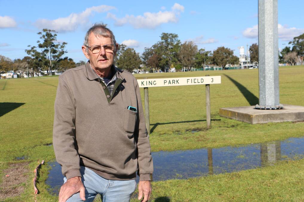 IMPROVEMENTS: Raymond Terrace resident since 1956 Dave Davies is one of many residents who lodged submissions to the King Park sporting complex master plan which has been adopted by the council.