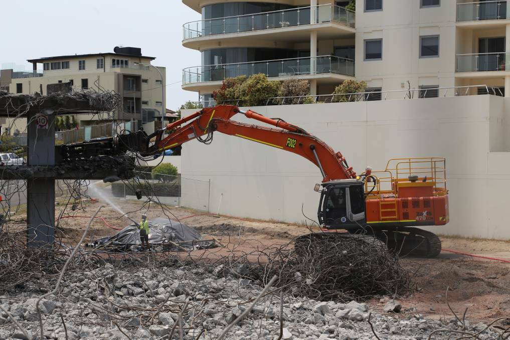 DEMOLITION: The Donald Street carpark was demolished prior to Christmas. Picture: Ellie-Marie Watts