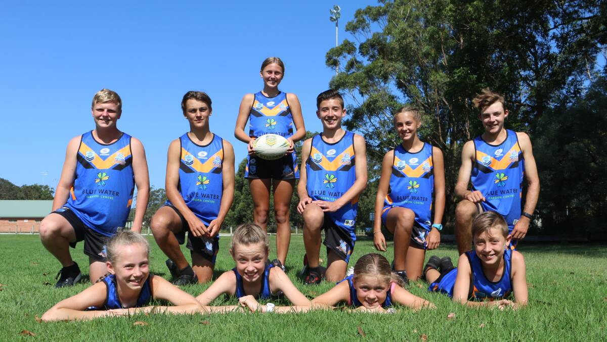 IN TOUCH: Nelson Bay touch players ready for the weekend are: Kiola Cheviot (under 10s), William Doherty and Maclayne Cheviot (12s), Ali Mitchell and Scarlett O'Connor (14s), Isabelle O'Connor, Augh Doherty, Sam Mitchell and Flynn Chiarelli-Edmond (16s) and Jye Doherty (18s).