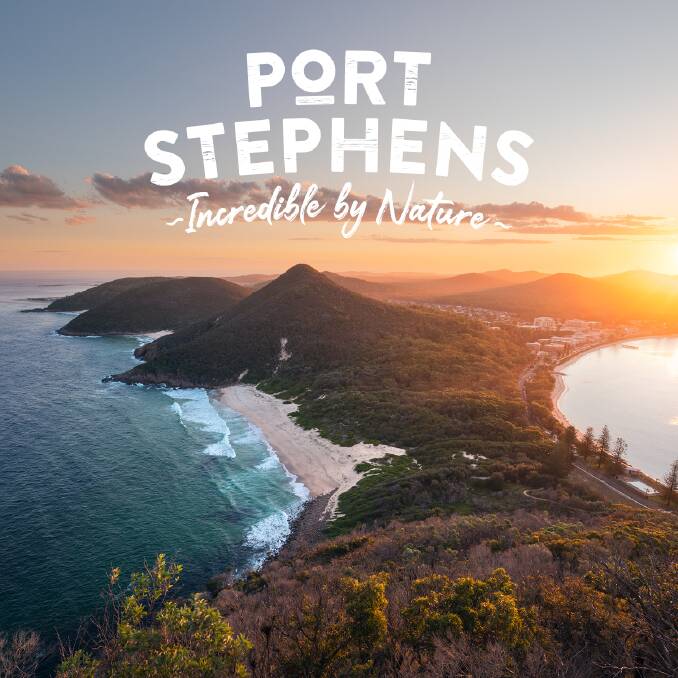 NEW BRANDING: The newly branded Destination Port Stephens tourism campaign features the incredible sea and landscape of the Port. Picture: Supplied
