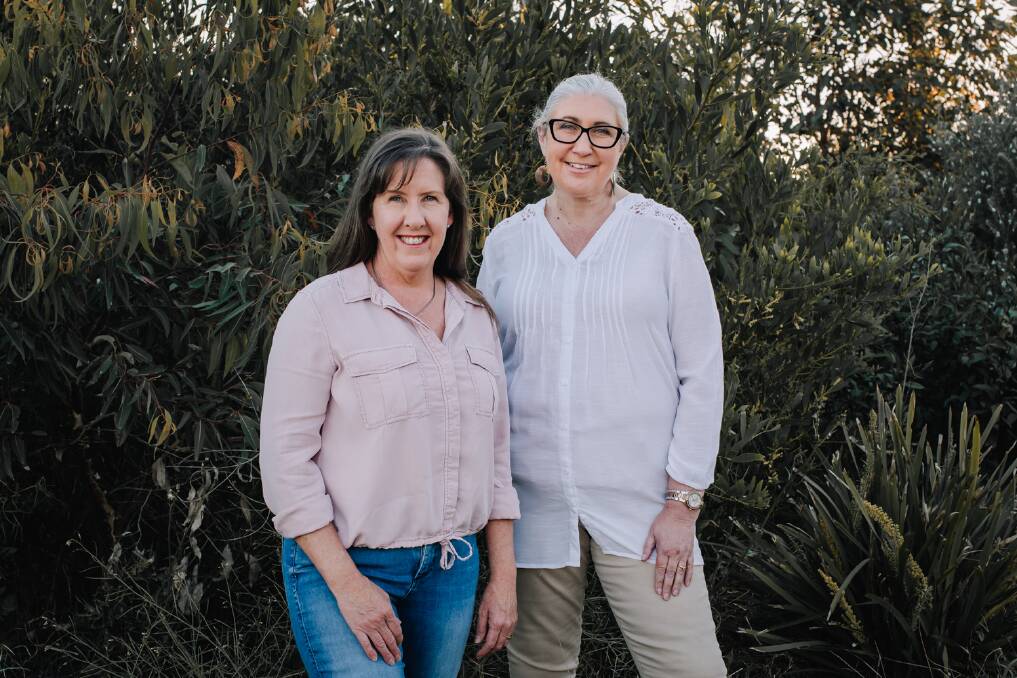 CO-AUTHORS: Boat Harbour's Fiona Brown (left) and Raymond Terrace's Monique Malone have co-authored a new book titled 'Aligned Leaders'. Picture: Supplied