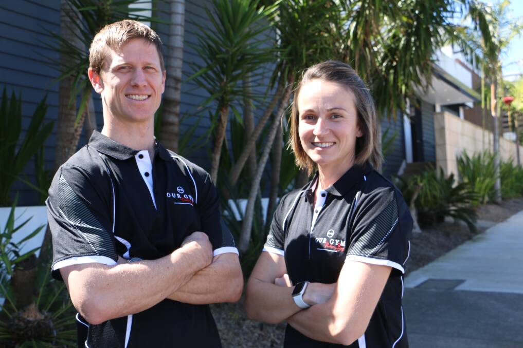 NEW GYM: Instructors Tim Hayes and Lisa Oates are preparing to open Our Gym Nelson Bay at the former Balance site at Wests Diggers club.
