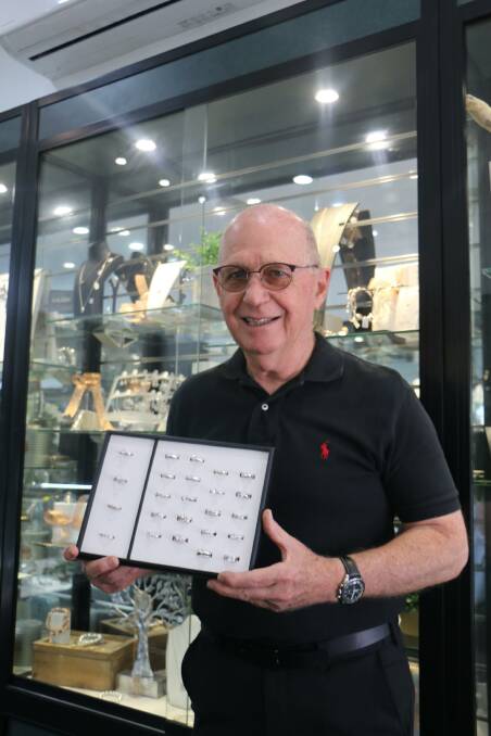 OPEN FOR BUSINESS: Steve Harding from Bayside Jewellers remains upbeat about the future.