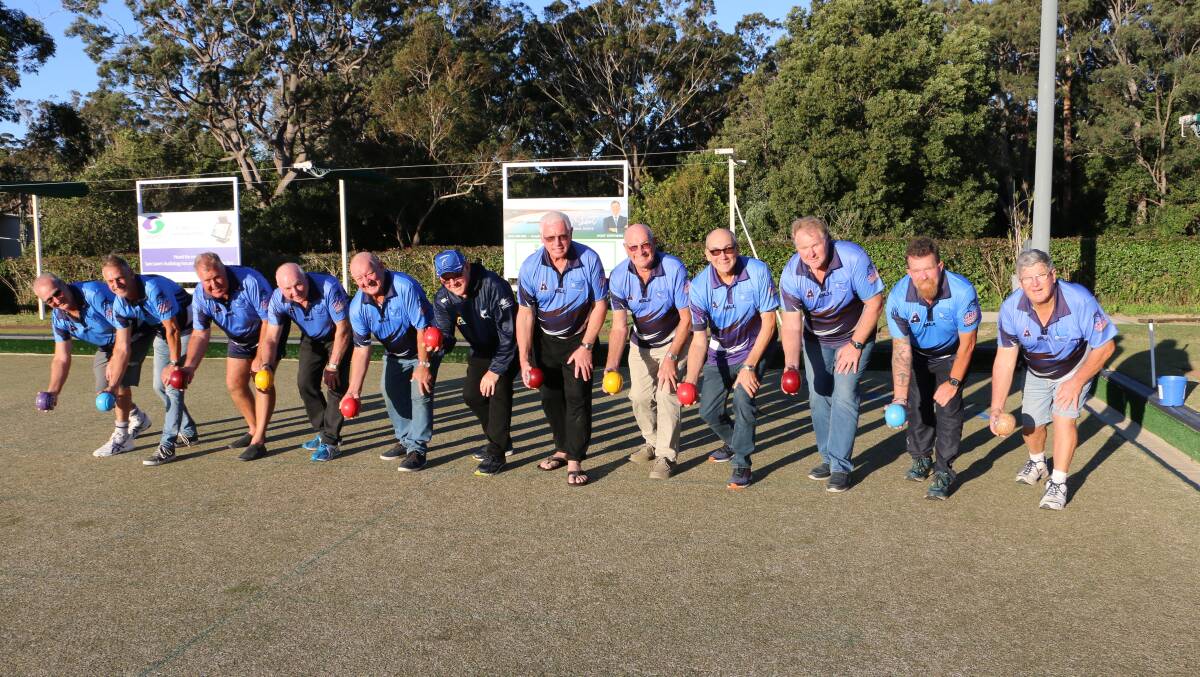 BOWLED OVER: The Nelson Bay bowling Club No 7 pennant team prepares to take on the state's best on its home soil from July 26-28.