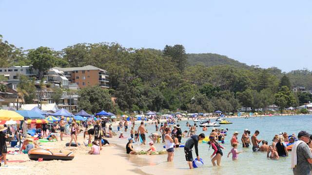 Nelson Bay during the summer time.
