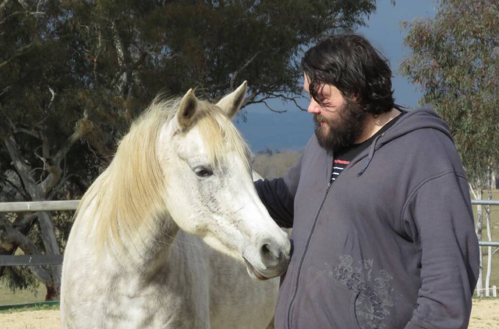 HORSE SENSE: Some benefit simply from being in the presence of horses. Photo: UNE