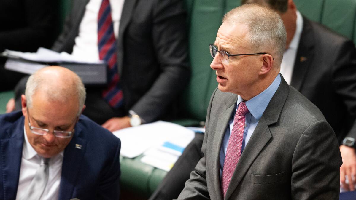 Prime Minister Scott Morrison (left) and Arts Minister Paul Fletcher. The government has announced a $250 million stimulus package for the arts and entertainment industry. Picture: Elesa Kurtz