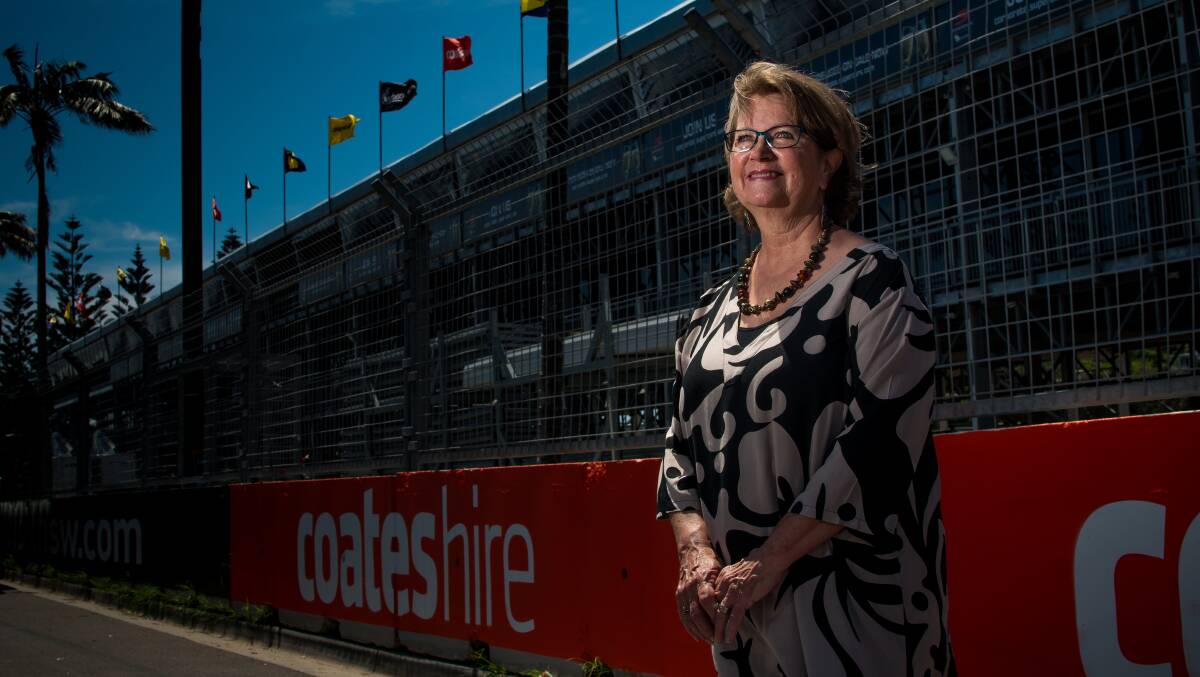 BACK ON TRACK: Fern Bay's Laurie Bowering returns as a Supercars volunteer at the Newcastle 500 this weekend. Picture: Simon McCarthy