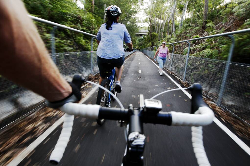 GET ACTIVE: City of Newcastle will start designs for an Adamstown Station to Newcastle West shared bike track. Picture: Darren Pateman