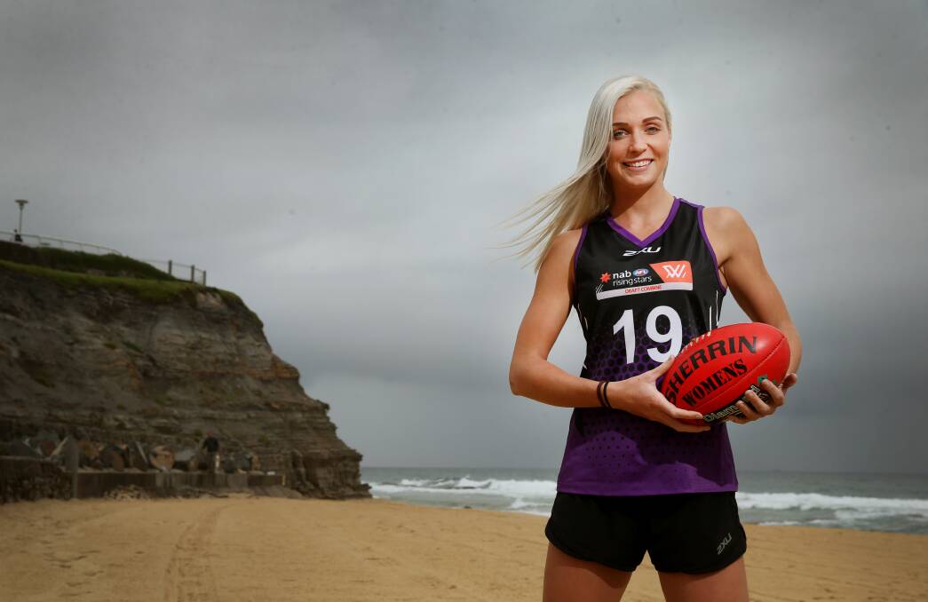 GIANT OPPORTUNITY: Nelson Bay's Pippa Smyth has been picked to play for GWS Giants in the AFLW next year. Picture: Marina Neil