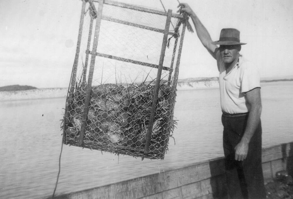 BLAST FROM PAST: Lobsterman, Jack Chalkley with a healthy catch north of Broughton Island. Photo: supplied.