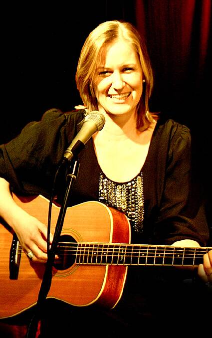 ACOUSTIC TALENT: Acoustic guitarist and vocal artist Emma Courtney, will perform with her band The Gaudrys at Hexham Bowling Club on Friday. 