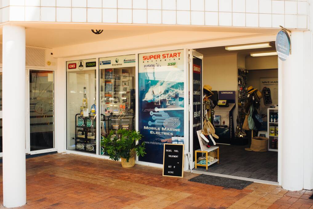 Brand new: The new Marine Mobile Electrics showroom is located at d'Albora Marina Nelson Bay.
