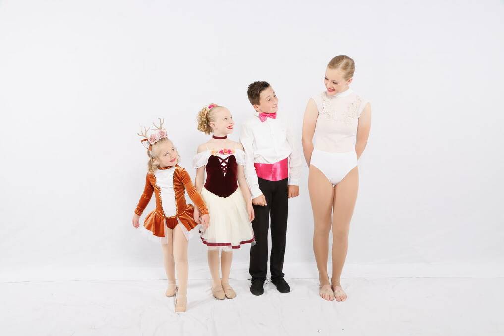 From tots to teens: Family fun and fine tuning dance skills are just some of the focuses of Studio 2324. Photo: Ridley St Photography - Jasmine 5, India 8, River 12 and Kacia 14.