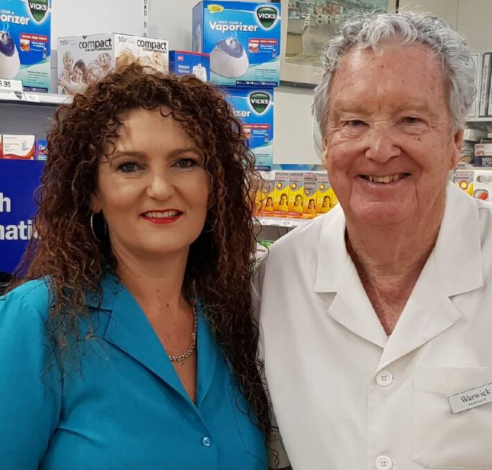 FAMILY: Warwick Bremner and daughter Nicole at Medowie Pharmacy offer a caring and much valued service to customers.