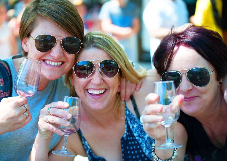 CHEERS: The festival provides ample opportunity to catch up with friends and family whilst enjoying some of the best local produce of the region.