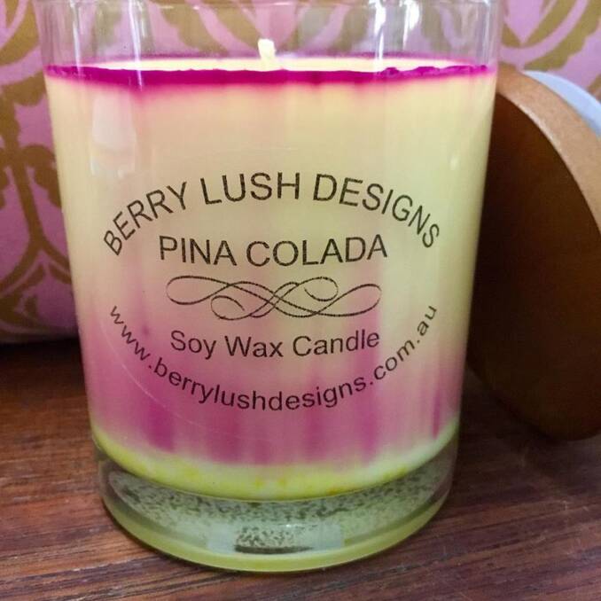 Devine: Berry Lush Designs offers a great range of beautiful soy wax candle, fashion and accessories.