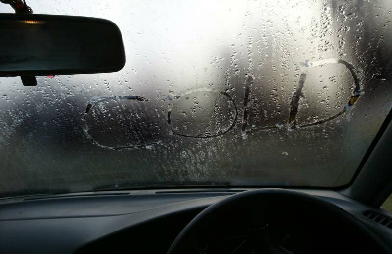 DON'T DRIVE: Police can fine motorists for driving with a foggy windscreen, as one Ballarat man found out the hard way on Tuesday morning when the temperature dropped to -2C.