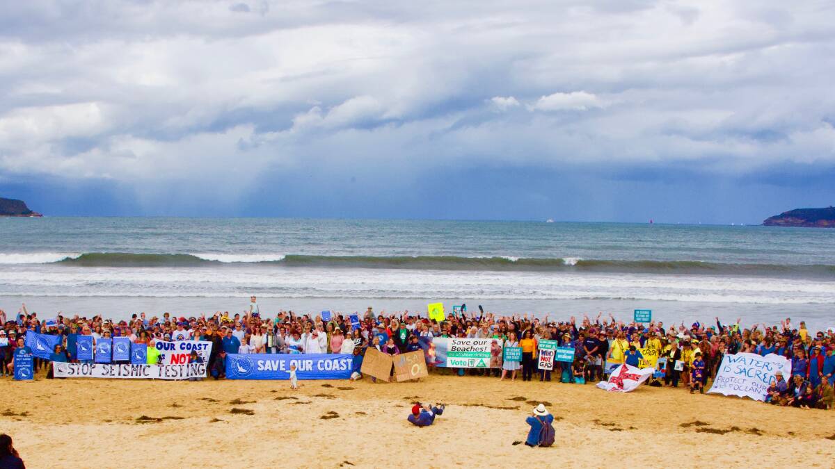 Save Our Coast have organised protests against mining activity in the PEP 11 zone. Picture: Supplied