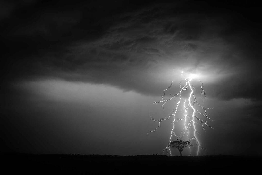 STRIKING: Stormchaser Daniel Johnson's photograph was highly commended.