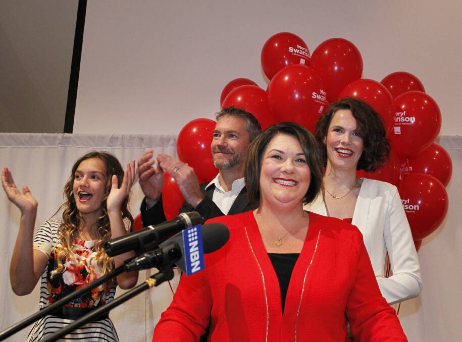 TRIUMPH: Meryl Swanson's win at the polls has seen Labor snatch the federal seat of Paterson away from the Liberal Party for the first time in 15 years. 