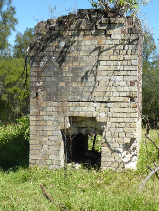 ALL THAT's LEFT: An image of an old mill boiler chimney in Karuah. Picture: Karuah Local History Group 